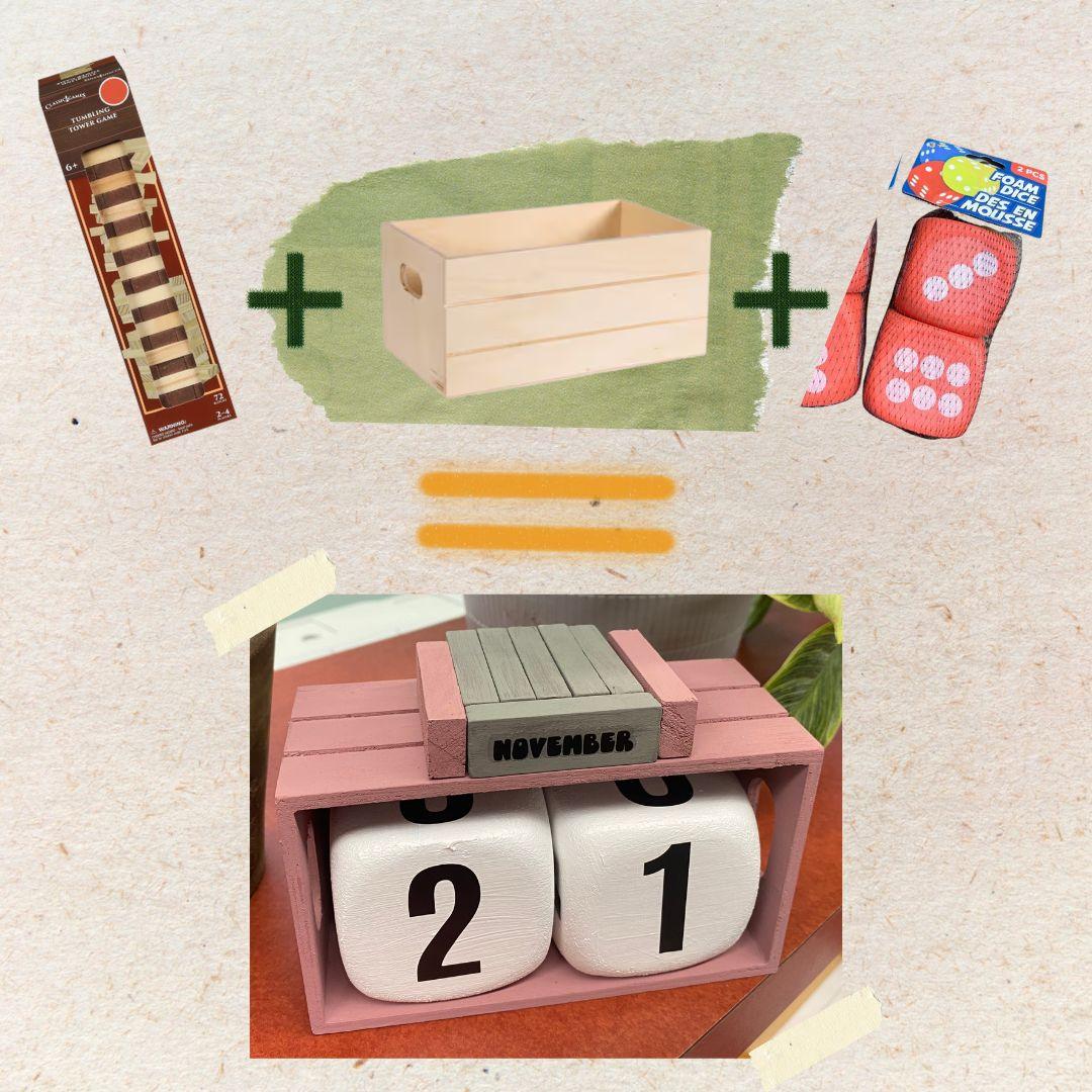 Perpetual desk calendar